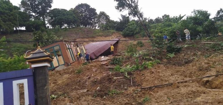 BPBD Kukar Petakan Titik Rawan Longsor Selama Musim Hujan, Warga Diimbau Waspada