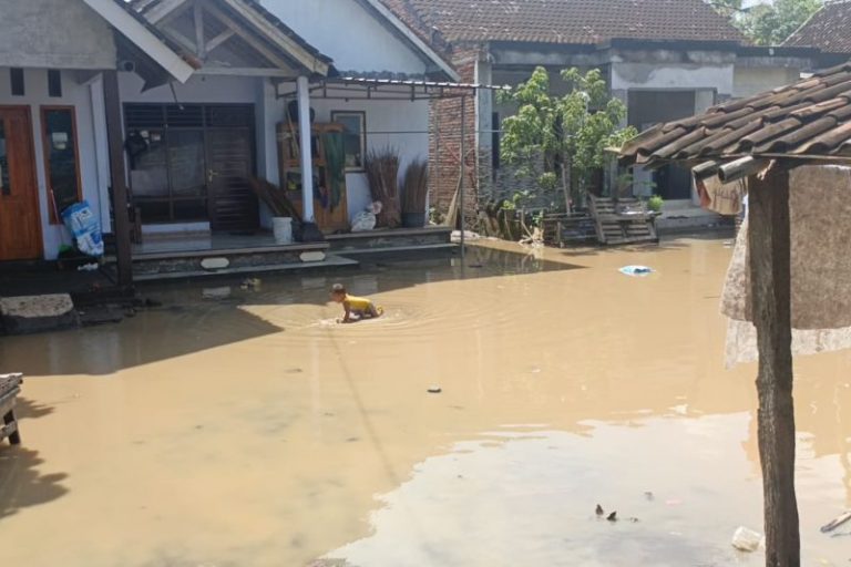 Banjir di Jembrana Rusak Jembatan dan Jalan, Belasan Rumah Terendam