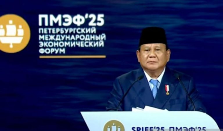 Di Forum SPIEF 2025, Presiden Prabowo Tegaskan Indonesia Tetap Nonblok
