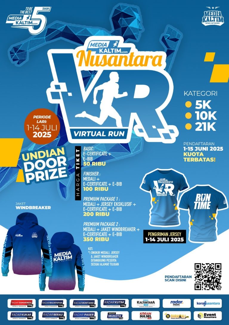 Virtual Run Media Kaltim: Dari Mana Saja, untuk Nusantara