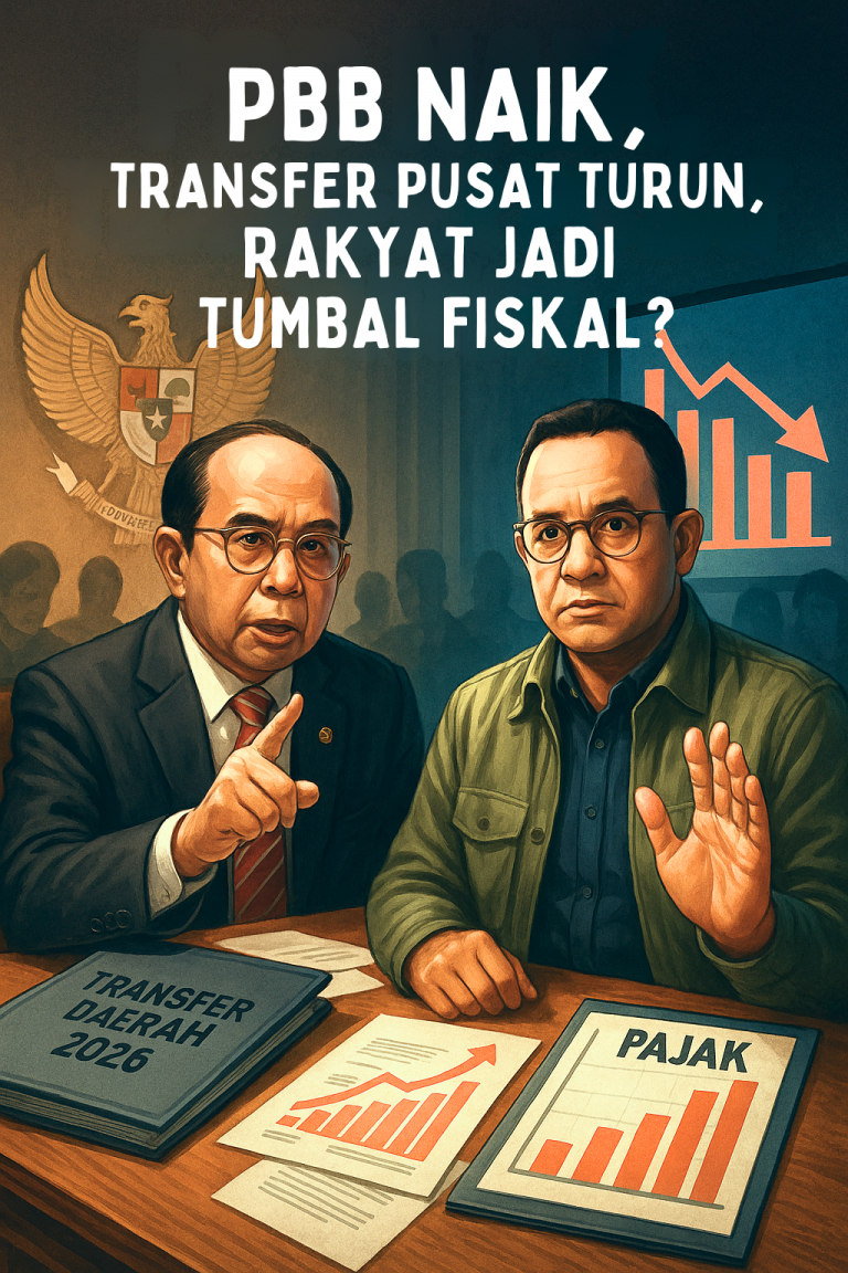 PBB Naik, Transfer Pusat Turun, Rakyat Jadi Tumbal Fiskal?