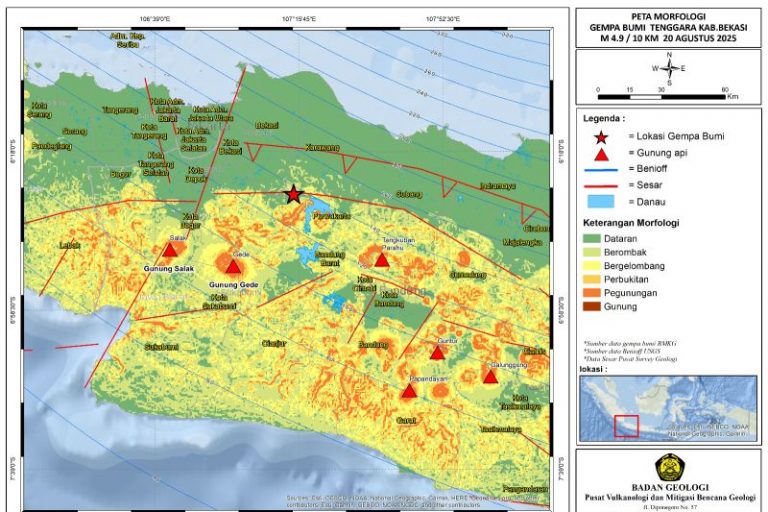 Gempa M4,7 Guncang Jakarta dan Sekitarnya, Dipicu Sesar Naik Jawa Barat