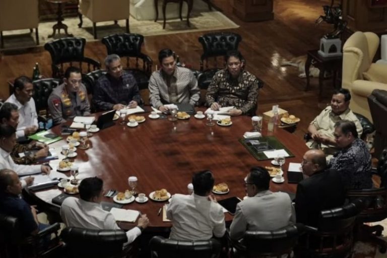 Prabowo Pimpin Ratas di Hambalang, Bahas Pertanian hingga Infrastruktur