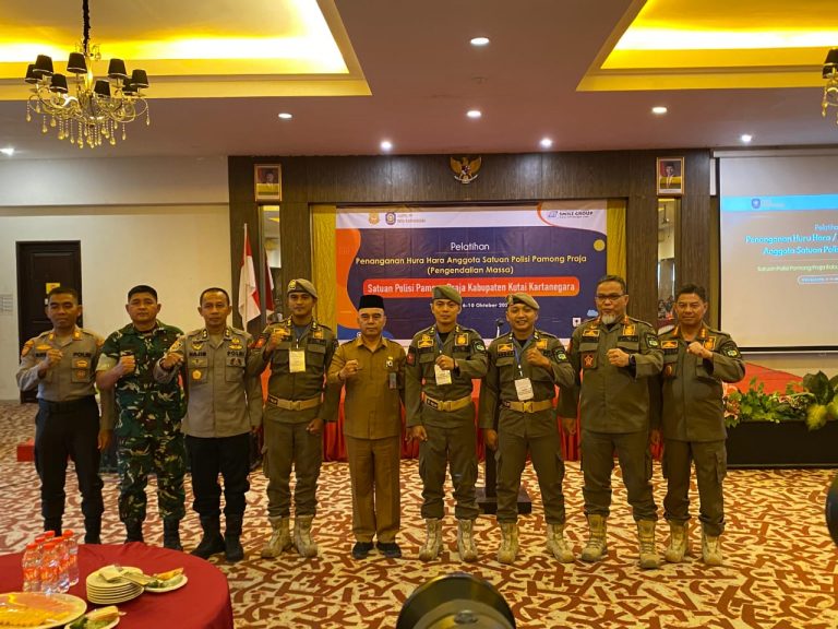 Satpol PP Kukar Asah Profesionalisme Hadapi Potensi Kerawanan Sosial