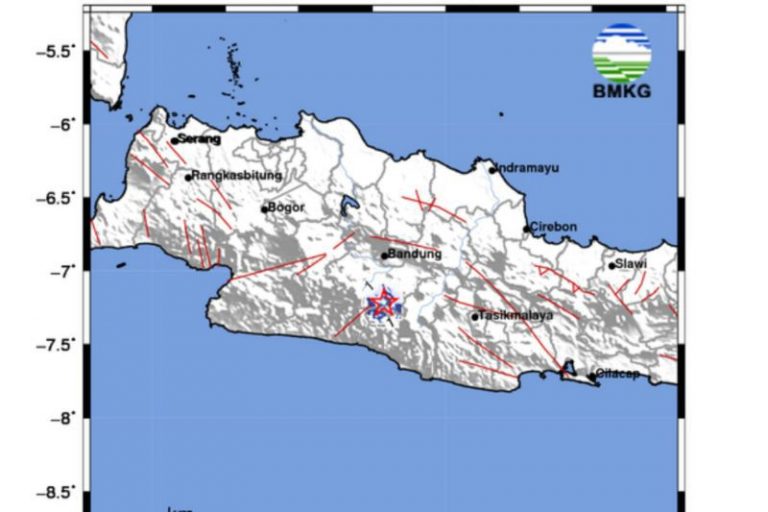 Gempa Bumi Magnitudo 3,1 Guncang Kabupaten Bandung