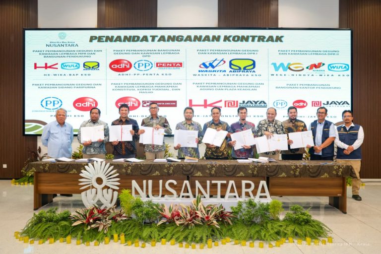 Otorita IKN Resmi Teken 8 Paket Pembangunan Kawasan Legislatif dan Yudikatif
