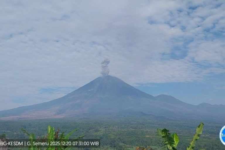 Gunung Semeru Erupsi Beruntun, Letusan Capai 1.000 Meter