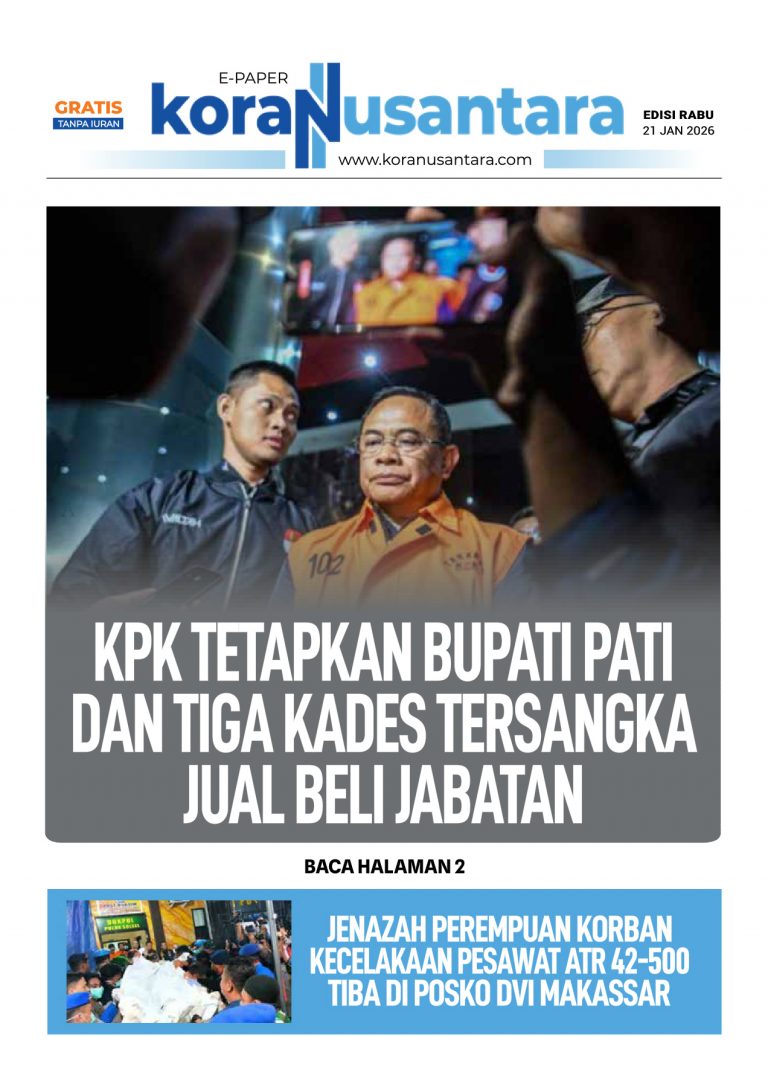 KPK Tetapkan Bupati Pati dan Tiga Kades Tersangka Jual Beli Jabatan