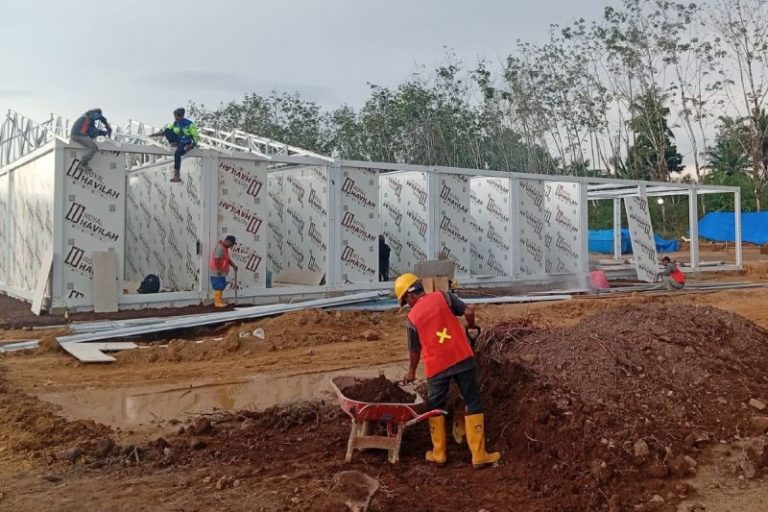 KemenPU Percepat Pembangunan 252 Unit Hunian Sementara di Tapanuli Selatan