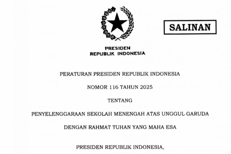Perkuat SDM Sains dan Teknologi, Pemerintah Keluarkan Perpres SMA Unggul Garuda