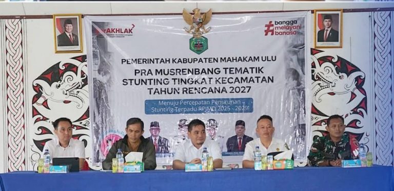 Suhuk Tegaskan Penanganan Stunting Jadi Fokus RKPD 2027 Mahulu