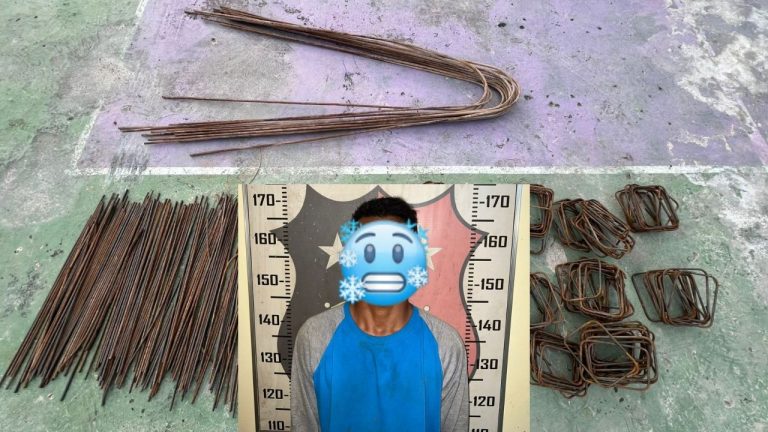 Maling Besi Gedung Koperasi Merah Putih Dibekuk, Ratusan Batang Diamankan Polisi
