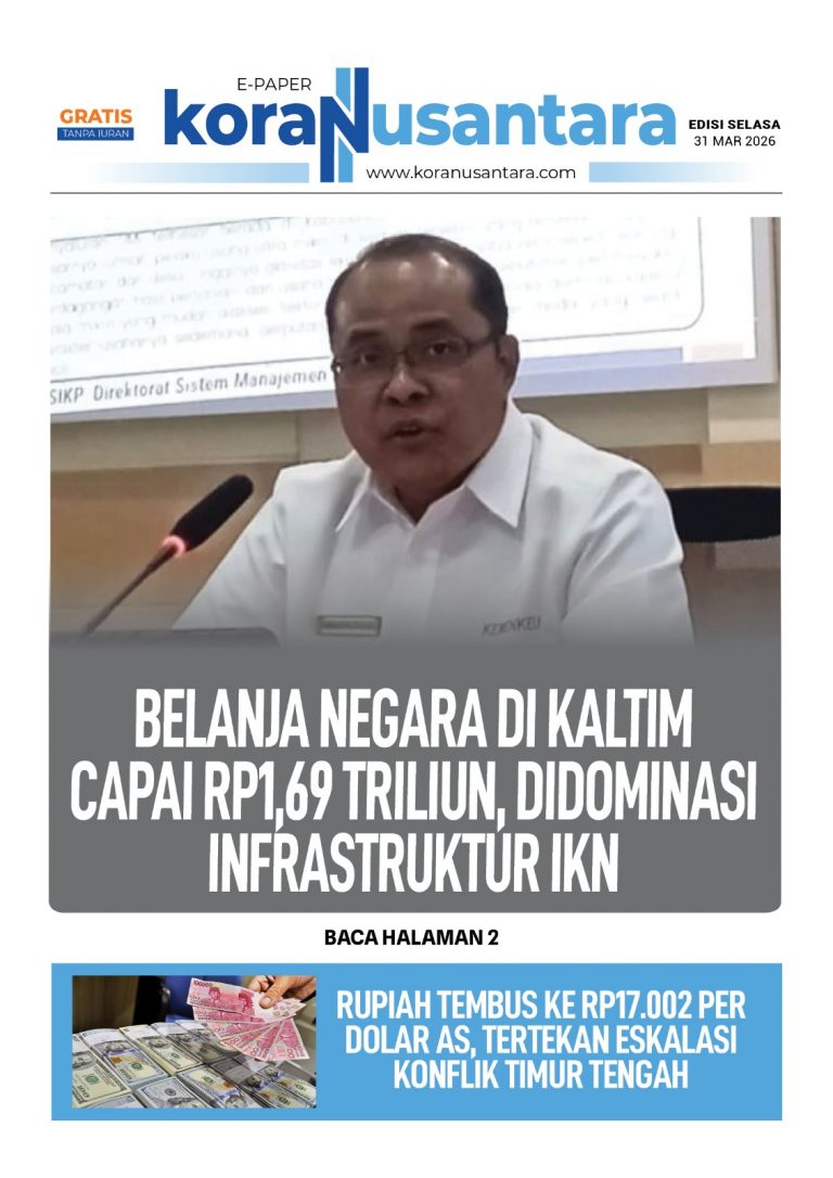 Belanja Negara di Kaltim Capai Rp1,69 Triliun, Didominasi Infrastruktur IKN