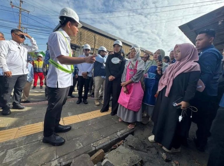 Penempatan Pedagang Pasar Segar Sepaku Masih Berpolemik