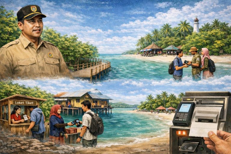 Retribusi Wisata Bontang Resmi Berlaku, Pembayaran Bisa Non Tunai