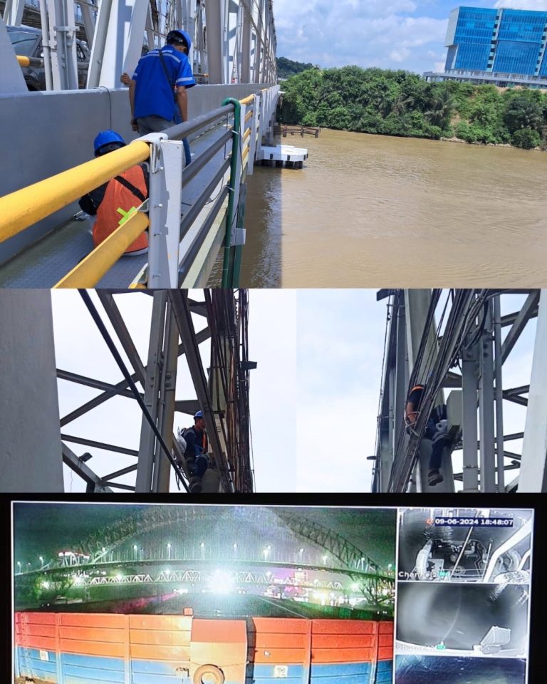 SPJM Pasang Sistem Navigasi Baru di Jembatan Mahakam