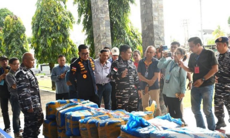 TNI AL Gagalkan Penyelundupan 1,4 Ton Sianida dari Filipina