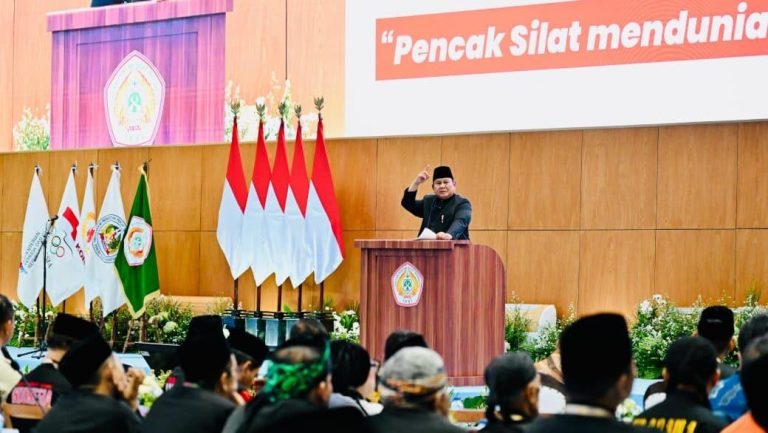 Silat Bukan Sekadar Olahraga, Prabowo Tekankan Nilai Kesatria