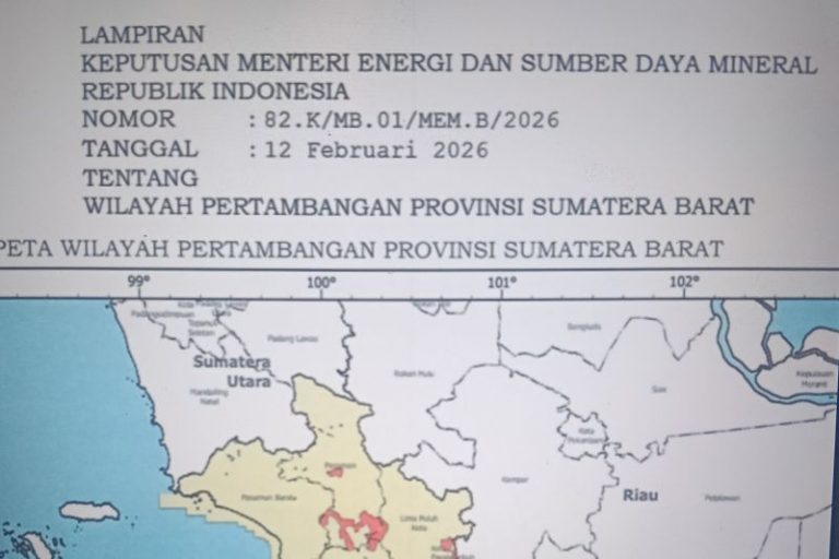 Kementerian ESDM Setujui 7 Blok Tambang Rakyat di Pasaman Barat