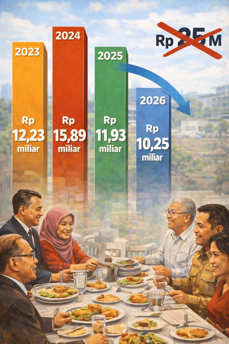 Hoaks Anggaran Jamuan Rp25 Miliar, Pemprov Beberkan Data Resmi