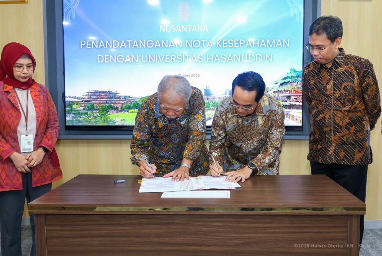 Kerja Sama OIKN–Unhas Diteken, Fokus Pendidikan dan Pengembangan SDM