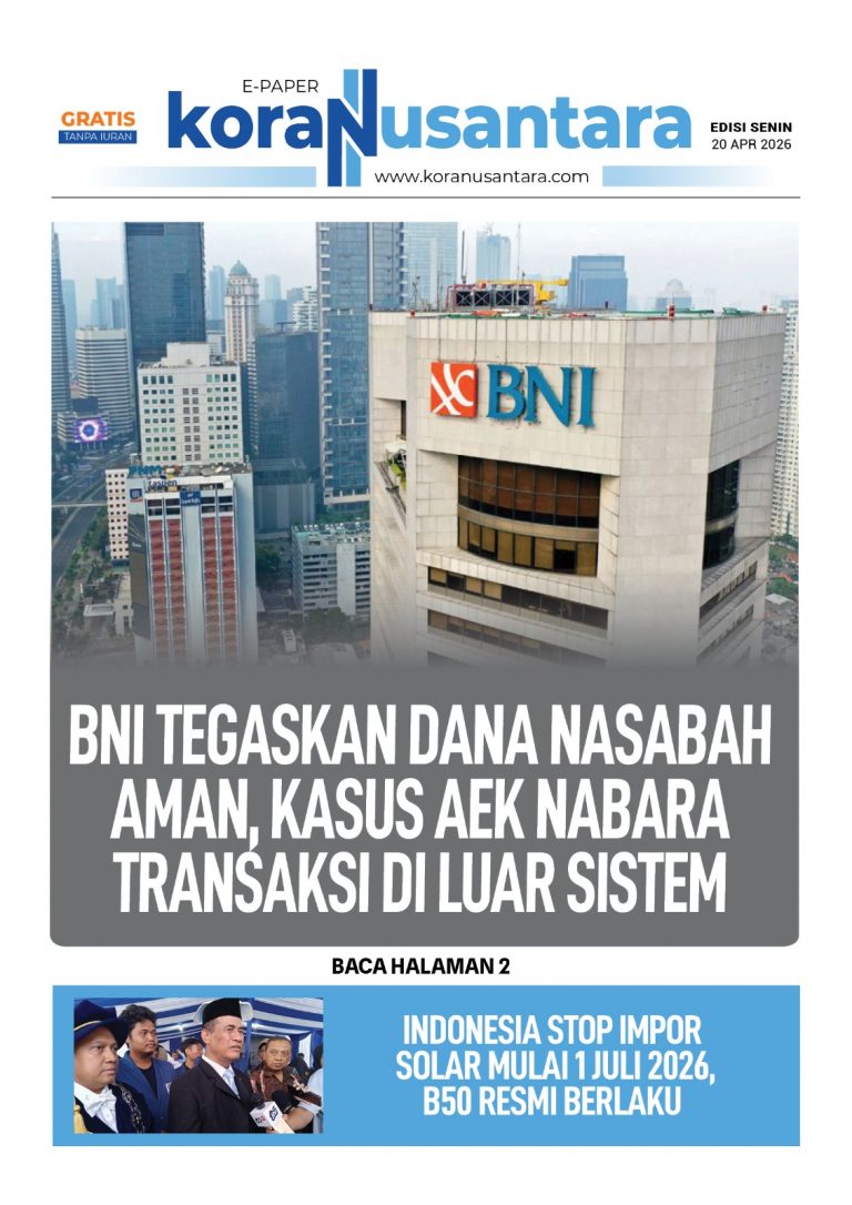 BNI Tegaskan Dana Nasabah Aman, Kasus Aek Nabara Transaksi di Luar Sistem