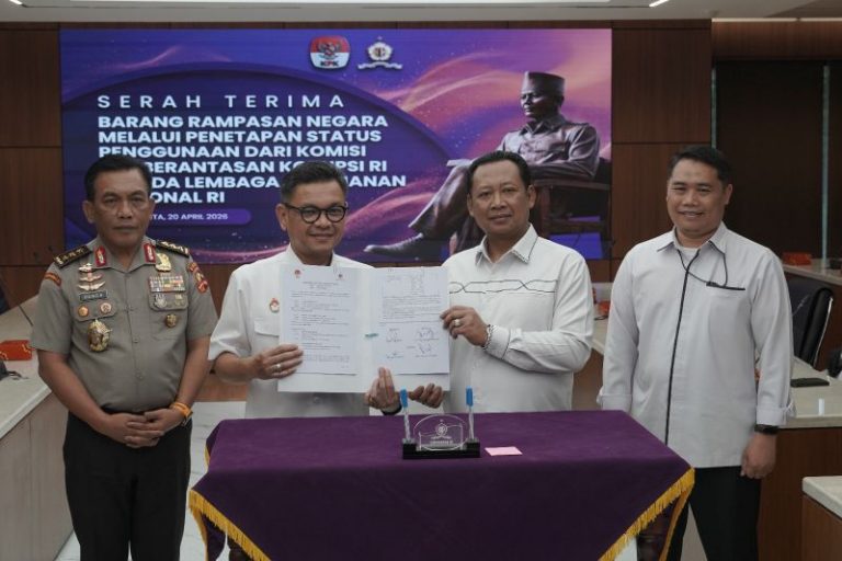 KPK Serahkan Dua Apartemen Rampasan Rp3,52 Miliar ke Lemhannas