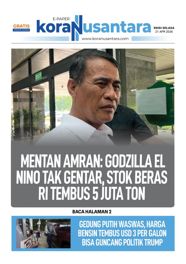 Mentan Amran: Godzilla El Nino Tak Gentar, Stok Beras RI Tembus 5 Juta Ton