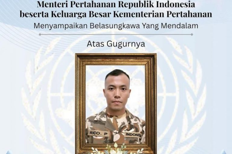 Prajurit TNI Gugur Usai Dirawat, Korban Serangan di Lebanon Bertambah