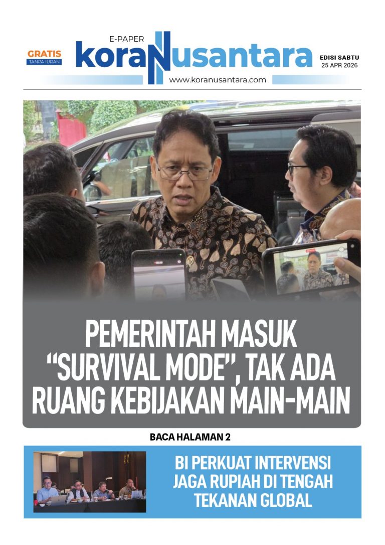 Pemerintah Masuk “Survival Mode”, Tak Ada Ruang Kebijakan Main-main