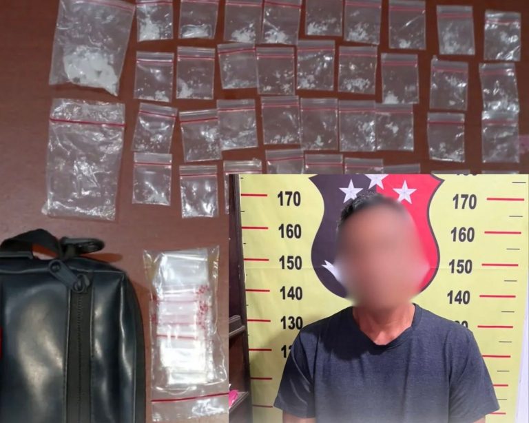 Polisi Gerebek Rumah Kayu, 36 Paket Sabu Diamankan
