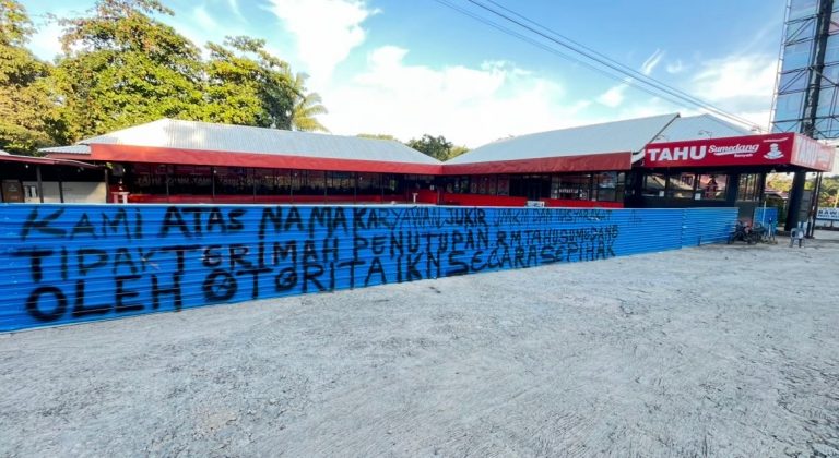 Usai Diskusi dengan OIKN, RM Tahu Sumedang Ditutup Mandiri