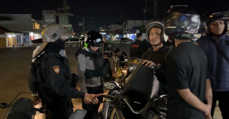 Resahkan Warga, Delapan Pelaku Balap Liar Diamankan Polres Kutim