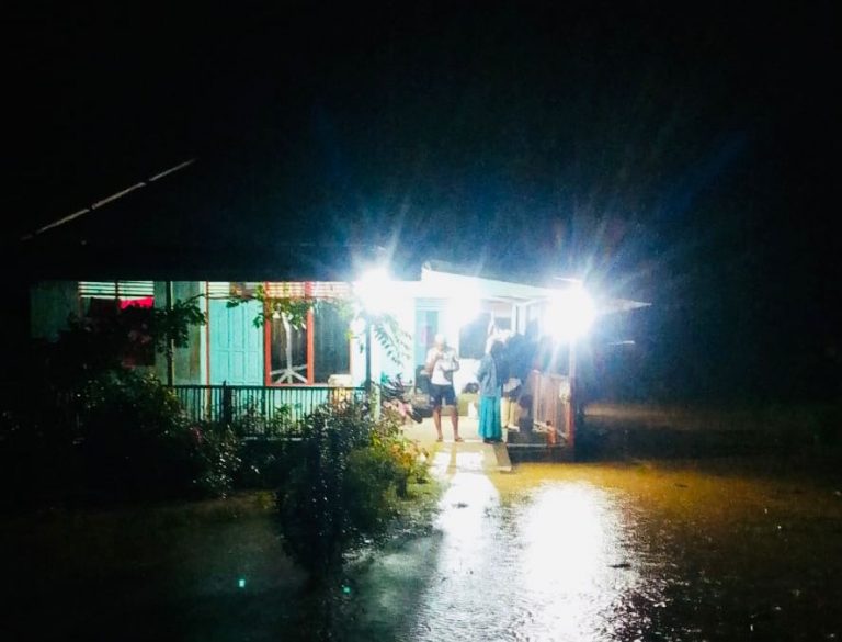 Hujan Deras dan Pasang Sungai Picu Ancaman Banjir di Sepaku