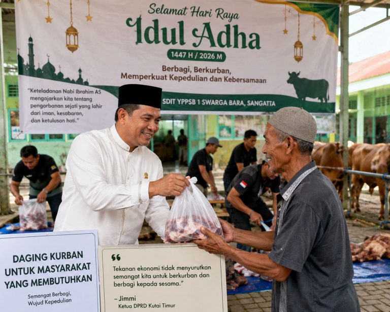 Semangat Kurban Warga Kutim Tetap Tinggi Meski Ekonomi Tertekan