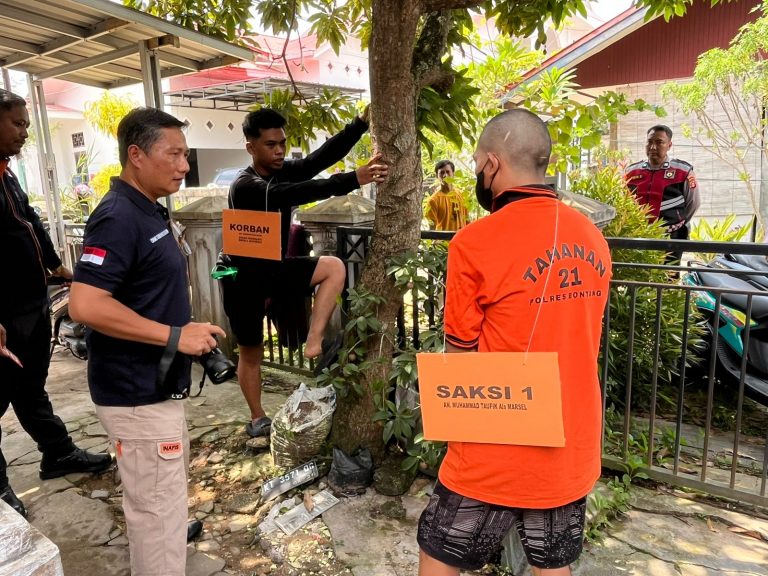 37 Adegan Diperagakan dalam Rekonstruksi Kasus Pencurian Mangga